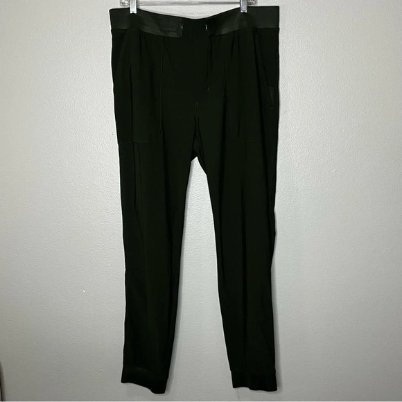 Vintage Genes Performance Joggers Men XL Green Pockets Athleisure Casual Pants - Picture 1 of 10